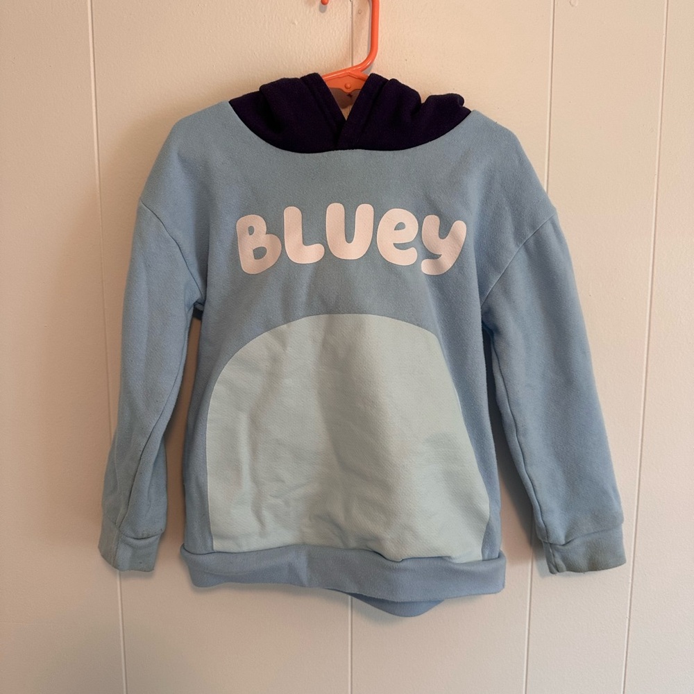 Bluey Blue Pullover Hoodie Sweatshirt